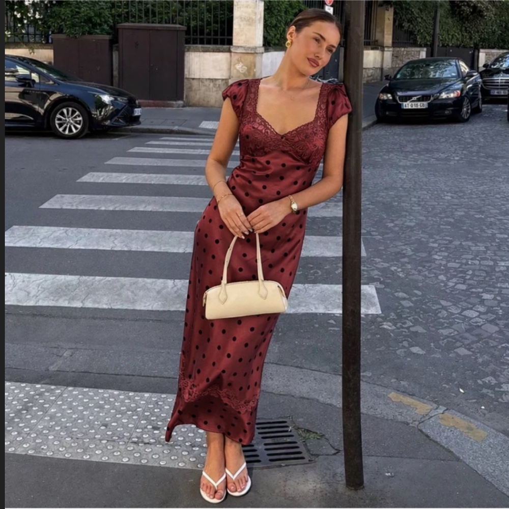 Free People Butterfly Babe Cutout Maxi Dress in Cedar Combo